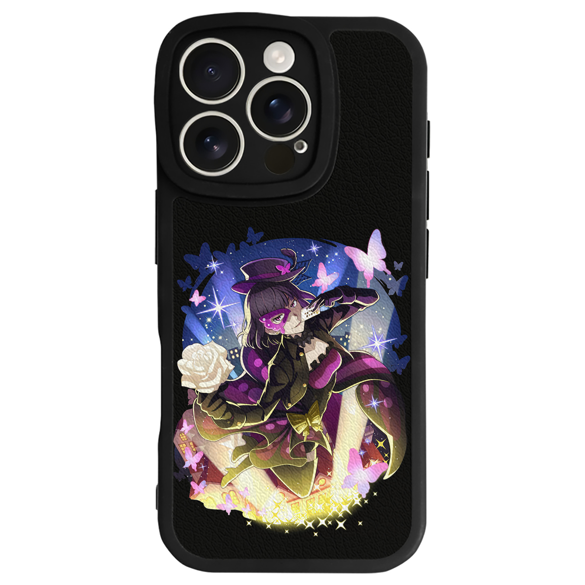 （画像用） 文豪ストレイドッグス Bungo Stray Dogs 【iPhone 16シリーズ対応】シリコンスマホケース（レザー調） 材質：シリコン